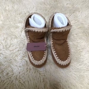 NIB Mou Glacier Boots 39 cognac